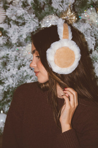 Suede N' Fur Ear Muffs