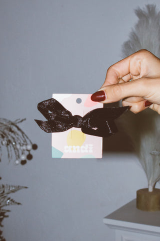 Mini Velvet Bow Clips