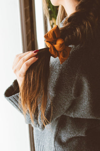 Puffer Bow Scrunchie