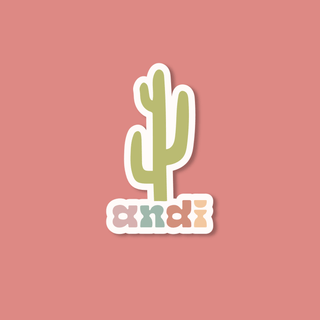 Andi Cactus Sticker - Sticker - ANDI