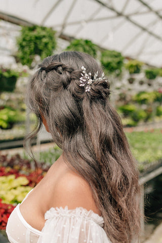 Audrey Comb in Silver - Hair Combs - ANDI