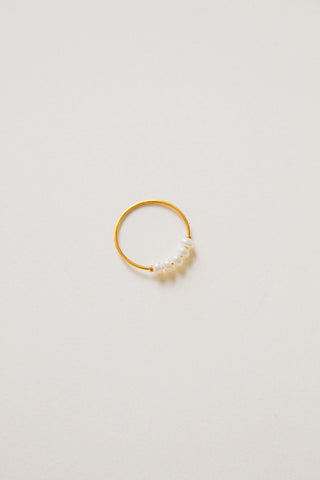 Dainty Freshwater Pearl Ring - Ring - ANDI