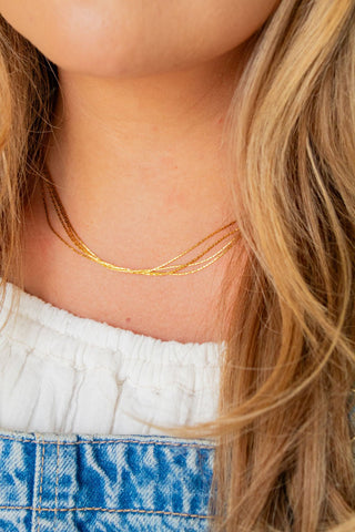 Dainty Multi - Layer Chain Necklace - Necklace - ANDI