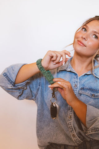 Green Knit Keychain - Keychains - ANDI