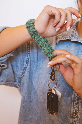 Green Knit Keychain - Keychains - ANDI