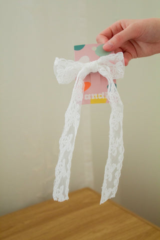 Lace Long Bow Clip - Clips - ANDI