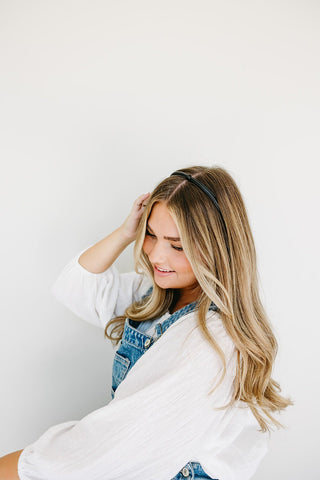 Leather Knot Headband - Headband - ANDI