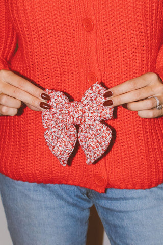 Rad Plaid Sweater Bow - Clips - ANDI