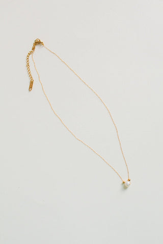 Simple Pearl Pendant Necklace - Necklace - ANDI