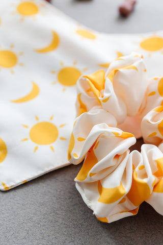 Sun & Moon Pet Bandana + Scrunchie