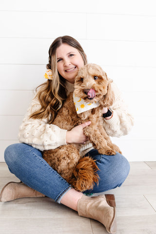 Sun & Moon Pet Bandana + Scrunchie