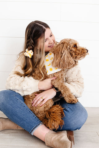 Sun & Moon Pet Bandana + Scrunchie